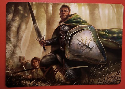 boromir card mtg Boromir, Warden of the Tower Art [The Lord of the Rings: Tales of Middle-earth Art Series] “Farewell The Best White Cards In