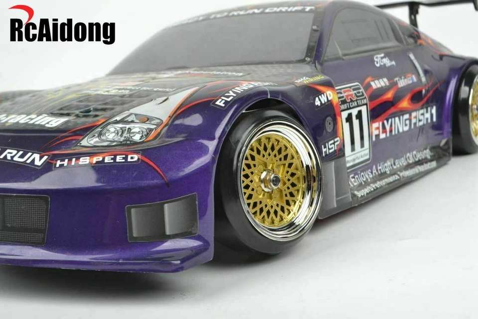 4x RC Drift Wheels Hard Tires for HSP HPI Redcat Lightning EPX Drift Racing Car - Image 3 of 4