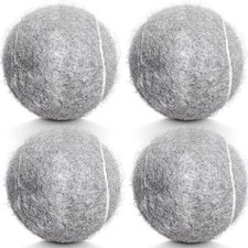4 Pack Tennis Balls - Long Lasting Practice Balls for Tennis Beginners, Tenni...