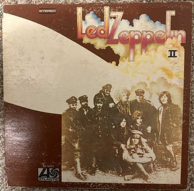 Vintage Led Zeppelin II Vinyl Record LP Atlantic SD 19127 Rock Classic Album