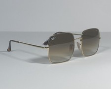 Ray-Ban RB1971 9147/51 SQUARE CLASSIC Polished Gold /Grad Brown Sunglasses 54