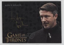 2017 Game of Thrones: Valyrian Steel Gold Aidan Gillen Petyr Baelish Auto 0za0