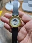 Vintage TIMEX 364 T Cell MOON PHASE PERPETUAL CALENDAR Quartz Watch NEW BATTERY!