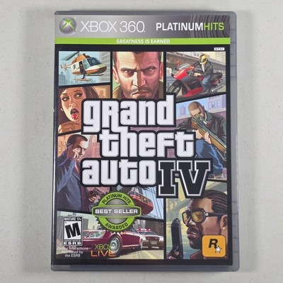 Grand Theft Auto IV Microsoft Xbox 360, 2008 CIB Complete w/ Manual + Map Tested