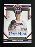 2022 USA Stars & Stripes PARKER MESSICK Blue AUTO Autograph # /349 Guardians