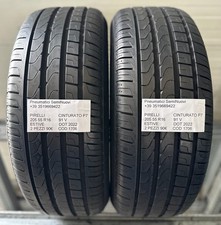 2 PNEUMATICI USATI PIRELLI CINTURATO P7 ESTIVE 205 55 R16  91 V  DOT 2022