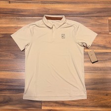 NUEVO Polo de tenis Nike Court Advantage para hombre M Dri-FIT arena/bronceado FZ6907-126 PRECIO DE VENTA SUGERIDO POR EL FABRICANTE $80