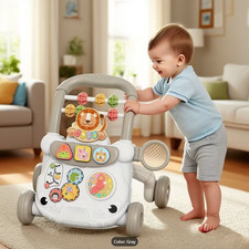1pc Multifunctional Baby Walking Cart, Uncharged Anti Rollover Walking Aid, Bala