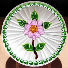 William Manson Sr. Caithness Pink Camelia, Mille Surround and Star Cut Base
