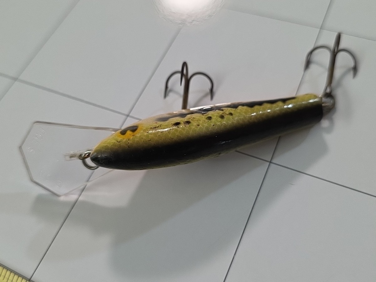 VINTAGE POE'S RC-3 WOOD FISHING LURE BASS | eBay