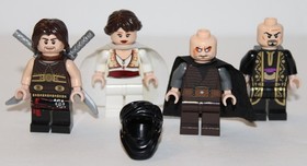 Set of 4 Prince of Persia Lego Minifigures from set #7572 Quest Against Time.