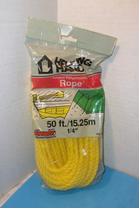 HELPING HANDS 50' Twisted Polypropylene Rope Camping Boating New Old Stock