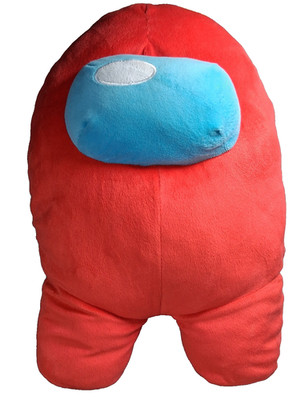 Official Among Us Red Crewmate Plush 14  Jay Franco InnerSloth 2022 Stuffed Toy