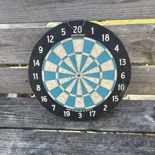 Sportcraft Vintage Dartboard Made In England By Scotts Double Sided