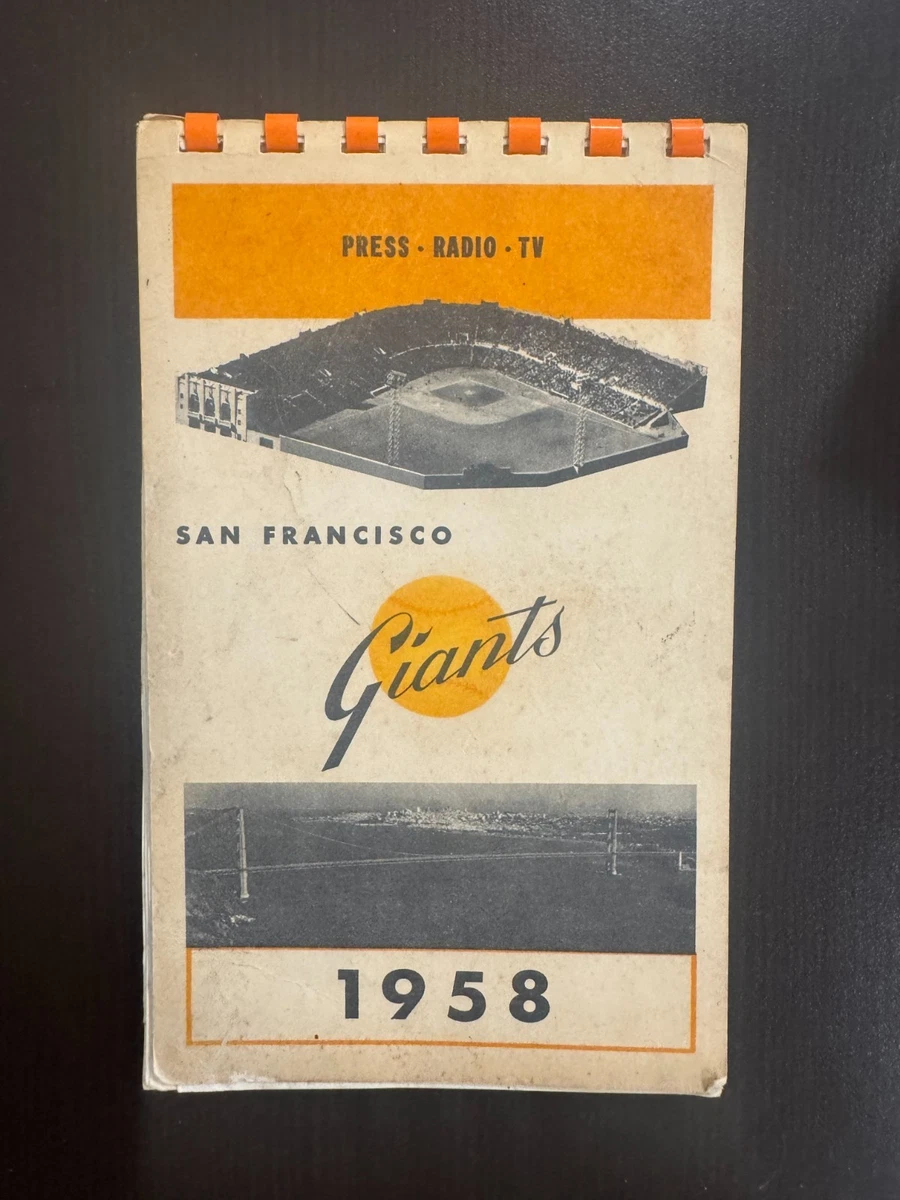 San Francisco Giants Baseball Vintage Sports Memorabilia for sale