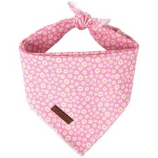 Summer Dog Bandana, Hawaii Bandana for Medium Large Dog, Cute Pink Puppy Band...