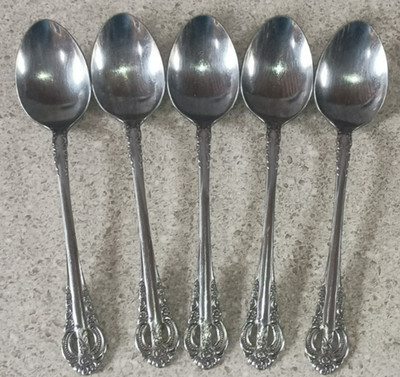 National Stainless Place Oval Soup Spoon NST 24 7 1/2'' Glossy Set Of 5