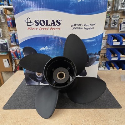 Solas Amita 4 Boat Propeller 14.25 X 19 RH Series E 4 Blade # 1513-143-19 NEW