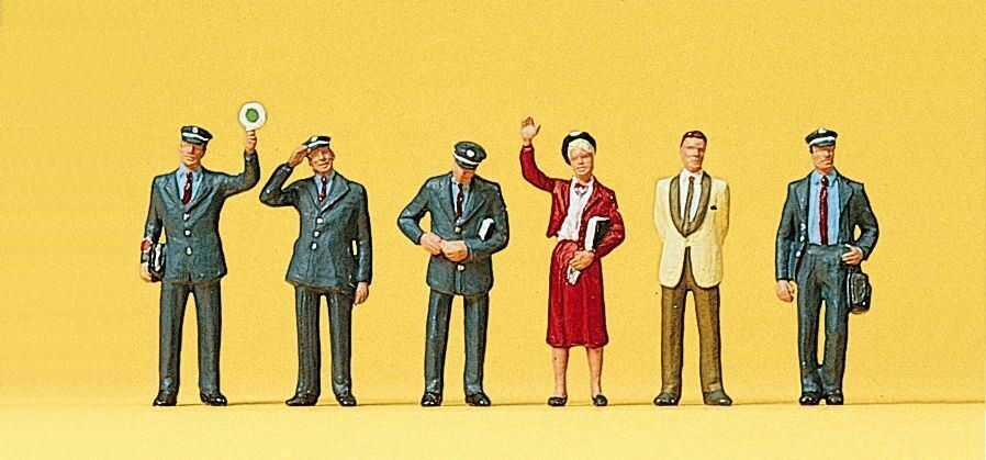 DB Train Personnel (6) Exclusive Figure Preiser 10237