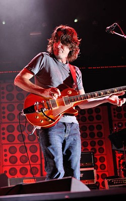 Rhythm guitarist Stone Gossard of grunge rock group Pearl Jam perf- Old Photo 1