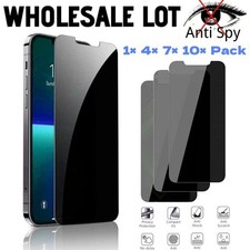 Privacy Screen Protector Tempered Glass Lot For iPhone 17 16 15 14 13 12 11 XR X