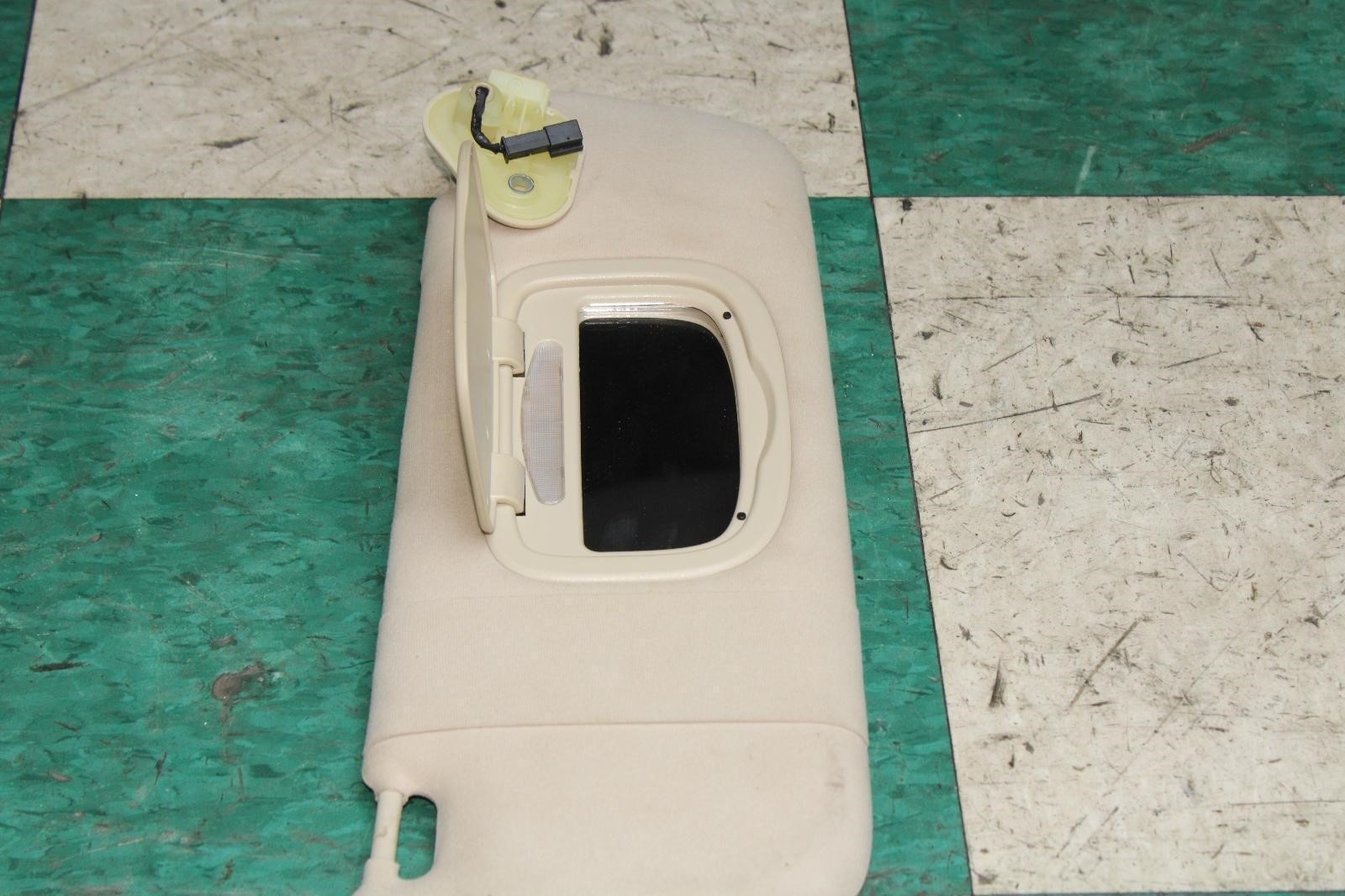 14-17 Ghibli Cream Suede Passenger Right Interior Sunvisor Factory OEM OE WTY