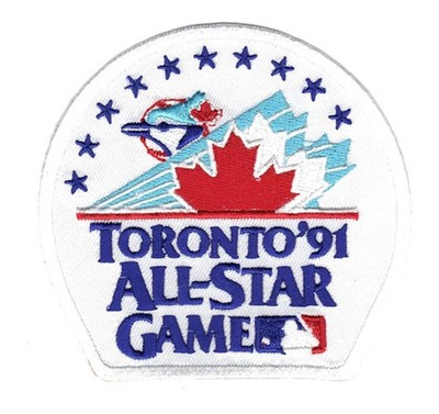 1991 MLB Baseball All Star Game In Toronto Blue Jays Skydome Jersey Patch Canada