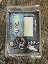 2012 Topps Inception #AJP-CF Coby Fleener Rookie Jumbo Patch Autographs