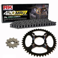 Kettensatz Honda CB 50 80-83 Kette RK 420 MRU 102 Offen 12/42
