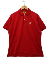 GUCCI  adidas Polo Short Sleeve Shirts Red M Used