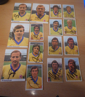 Bergmann Fußball Sticker 1963 83 über 100 Sticker (siehe Fotos/Text)