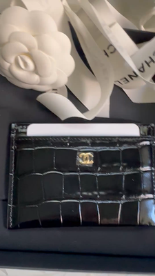 CHANEL ノベルティーブラックレザー ケース 新品 シャネル CHANEL リップケース レザー ポーチ ブラック 口紅入れ