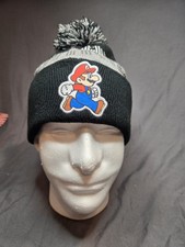 SUPER MARIO BEANIE hat black and gray