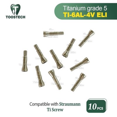 10pcs Titantium replacement Ti abutment screw fits Straumann SC NC RC RN WN