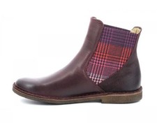 Bottines KICKERS Cuir Rouge Foncé T 35.5 TBE - eBay