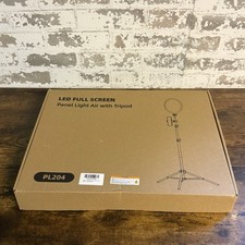 NEW Weilisi 10.5 Inch Ring Light, LED Full Screen Panel Light, w/ Tripod