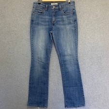 LEVIS 515 Women's Size 8 Long Boot Cut Mid Rise Medium Wash Denim Blue Jeans