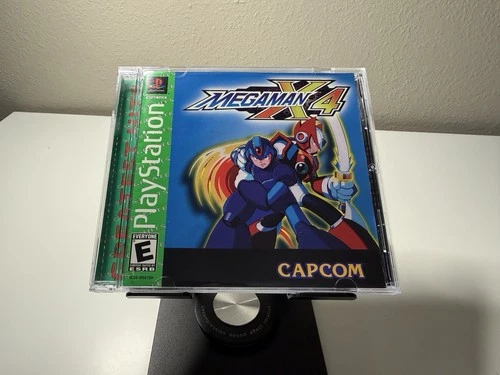 Mega Man X4 X 4 Greatest Hits Sony Playstation 1 PS1 EX+NM condition COMPLETE!