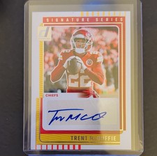 Trent McDuffie 2025 Panini Donruss Signature Series Autograph Chiefs #SS-TME