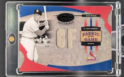 Stan Musial 2005 Leaf Certified Materials Fabric of the Game 6/25 Jsy#d 1/1 STL