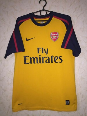 アーセナル FABREGAS 4 Arsenal 2007-2008 Away Authentic Long Sleeve Shirt #4