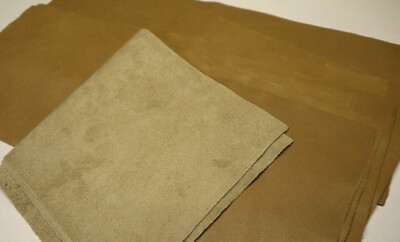 Grainy soft Leather panels 5 Pieces Saddle 10.25'' x 24'' first Quality.
