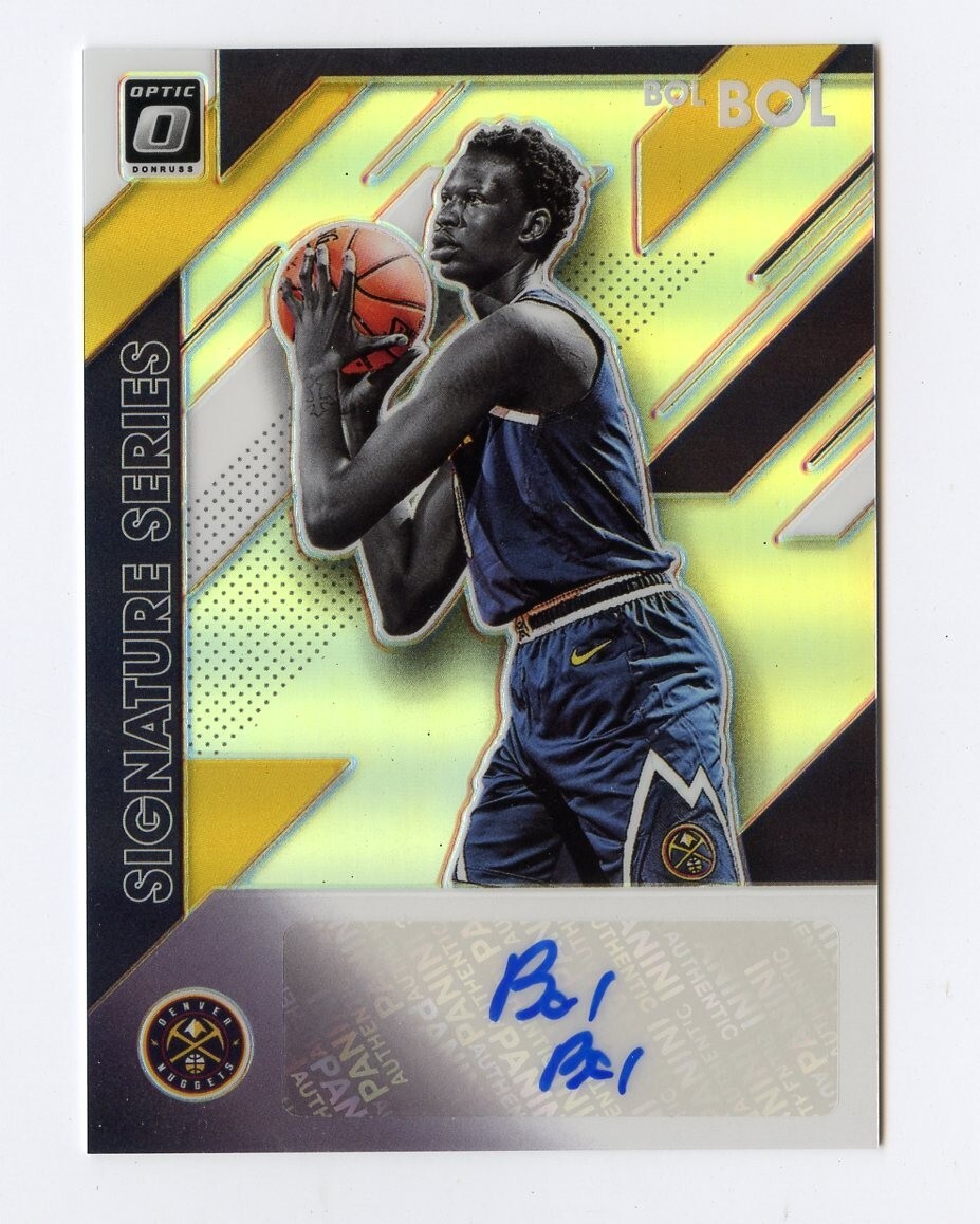 D887 BOL BOL AUTO 2019-20 OPTIC SIGNATURE SERIES SILVER PRIZM AUTOGRAPH RARE SP