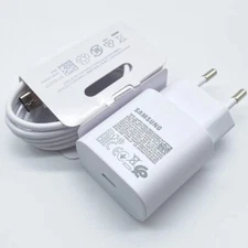 25w Type USB-C Super Fast Wall Charger+Cable For Samsung Galaxy