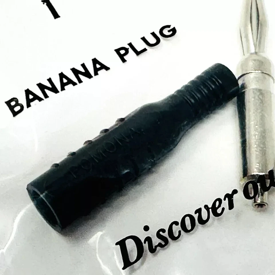 5 pcs ITT Pomona 5169-0 330E Banana Plug Connector for 18-20 AWG Wire, Black - Image 3 of 4