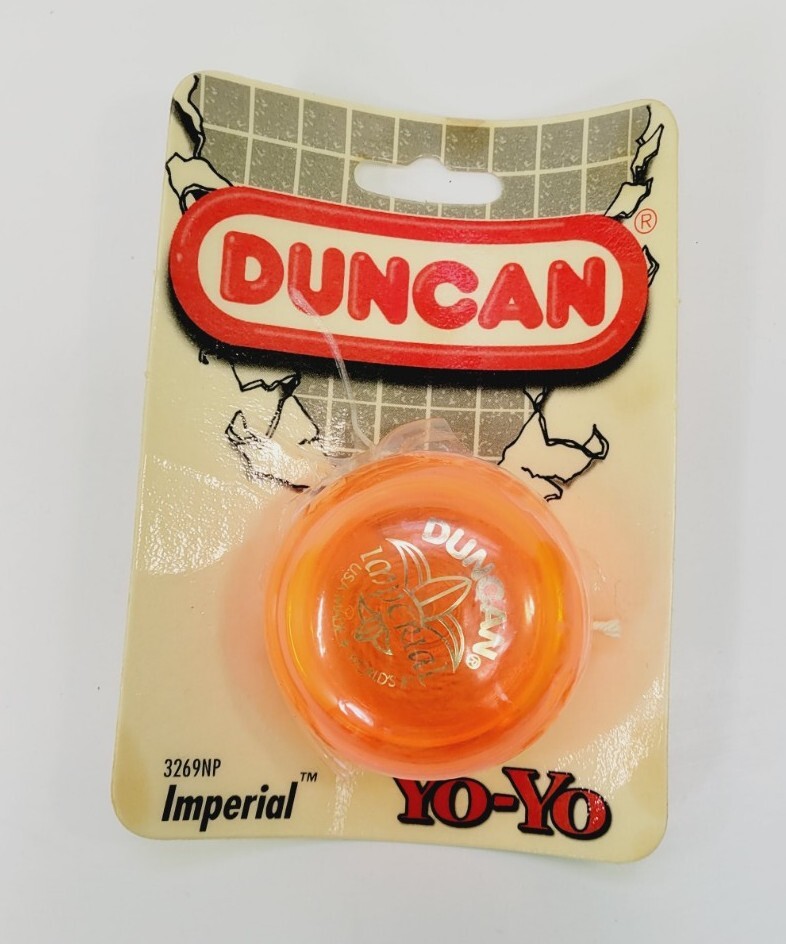 Vintage 90's 1997 Duncan ORANGE Imperial Yo-Yo #3269NP | eBay
