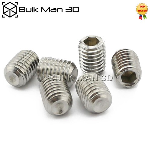 20pcs M3/M4/M5 Hex Socket Set Screws Cup Point Socket Grub Screws - Picture 2 of 8