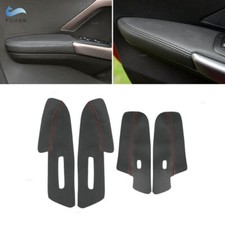 4pcs Leder Türverkleidung Tür Pappe Armlehne Deckel Abdeckung For Peugeot 2008