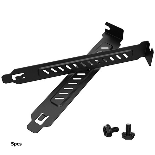 5pcs Heat Dissipation PCI Baffle Dustproof Chassis Expansion Slot Cover Plate - Afbeelding 9 van 12
