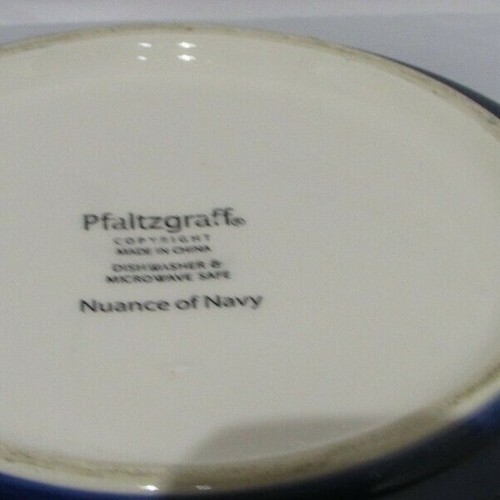 Pfaltzgraff Nuance of Navy 9" Serving Bowl - Picture 4 of 4